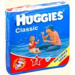 Подгузники "HUGGIES® Classic 3" 4-9 кг. (78 шт.)