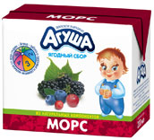 Морс "Агуша"-"Я сам" лесные ягоды (Объем 200 мл.) ― Мой малыш