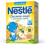 Каша "Nestle" овсяная с кусочками груши, молочная (Вес 200 гр.)