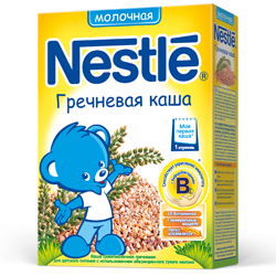 Каша "Nestle" гречневая, молочная (Вес 250 гр.) ― Мой малыш