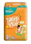 Подгузники Pampers Sleep&Play 3 (4-9 кг) стандартная упаковка (16 шт.)