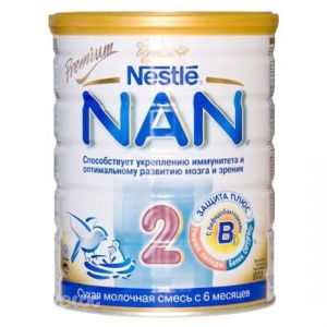 Сухая молочная смесь "NAN® 2" с 6 месяцев (Вес 400 гр.) ― Мой малыш
