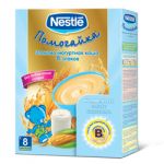 Каша "Nestle" - "Помогайка" злаково-йогуртная 8 злаков, безмолочная (Вес 200 гр.)