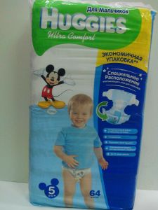 Подгузники "HUGGIES® Ultra Comfort 5" для мальчиков 12-22 кг (35 шт.) ― Мой малыш