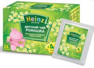    Детский чай "Heinz" Ромашка с 4-х месяцев (24 порции-120г.)   ― Мой малыш