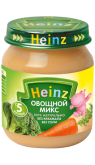 Пюре "Heinz" овощной микс с 5-ти месяцев (Вес 120 гр.) ― Мой малыш