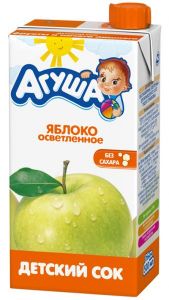 Сок "Агуша" яблоко осветленный (Объем 500 мл.) ― Мой малыш