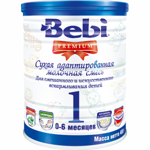 Детская смесь "Bebi premium 1" с 0 до 6 месяцев (Вес 400 г.) ― Мой малыш