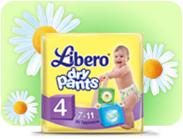 Подгузники-трусики Libero Dry Pants Maxi 7-11 кг №4 (34 шт.) ― Мой малыш