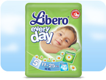 Подгузники Libero Everyday XL - 11-25 кг №5 (50 шт) ― Мой малыш