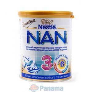 Детское молочко "NAN® 3" с 12 месяцев (Вес 400 гр.) ― Мой малыш