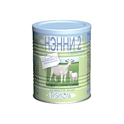 Адаптированная молочная смесь "НЭННИ 2 с пребиотиками" 6-12 мес. (Вес 400 г.) ― Мой малыш