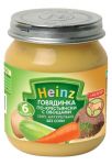 Пюре "Heinz" Говядинка по крестьянски с 6-ти месяцев (Вес 120 гр.)