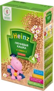 Каша "Heinz" гречневая с омегой 3 (Вес 200 гр.)  ― Мой малыш