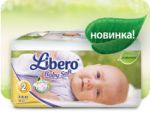 Подгузники Libero EcoTech Baby Soft Mini 3-6кг. №2 (44шт.)