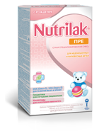 Сухая специализированная смесь "Nutrilak ПРЕ" с рождения (Вес 350 г.) ― Мой малыш