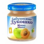 Пюре "Бабушкино лукошко" яблоко абрикос с 5-ти месяцев (Вес 200 гр.)
